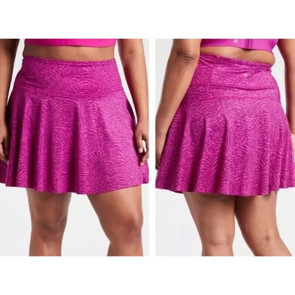 Athleta Pants - Athleta Ace Tennis Skort 13.5" Fiji Magenta Sz 2X Pickleball Tennis XXL Skirt